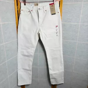 NWT Mens Levi's 511 Slim 31x30 Stretch Off White Cream Straight Leg - Picture 1 of 11