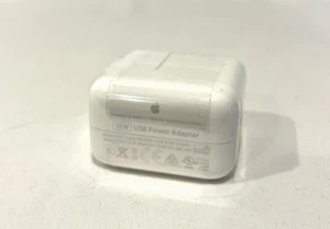 ADAPTATEUR SECTEUR USB APPLE A2167 ORIGINAL BLANC 12W POUR IPAD IPHONE NEUF - Photo 1 sur 5