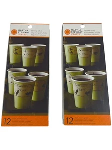 Lot Of 2 Packs of Martha Stewart Beverage Labels 12 Per Pack Halloween Party - Picture 1 of 2