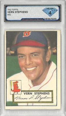 1952 Topps VERN STEPHENS #84 💎 DSG 4 VG/EX - Image 1 of 2