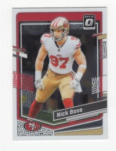 2023 DONRUSS OPTIC FOOTBALL NICK BOSA SAN FRANCISCO 49ERS #173 - Picture 1 of 1