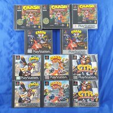 PS1 CRASH BANDICOOT GAMES Boxed With Manual PAL ps2 ps3 - Make Your Selection