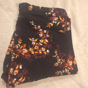 a.n.a Leggings Small Black Floral - Picture 1 of 4
