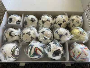 Adidas FIFA World Cup 1970-2022 Historical 14 Mini Soccer Ball Collectors Set - Picture 1 of 16