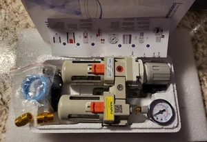 Nanpu Pneumatic AC3010-03NPT Compressed Air Filter Regulator Combo - Picture 1 of 3