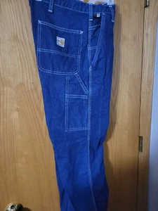 Jeans Carhartt FR Carpenter's Taglia 32x28 #290-83 - (BUONE CONDIZIONI) - Foto 1 di 8