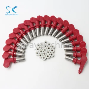Nuevas puntas rojas sin aire para pistola pulverizadora aptas para boquilla pulverizadora de pintura titanio/wagner titanio - Imagen 1 de 10