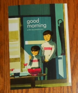 Good Morning Ozu Movie Postcard Promo 6x4 RARE - Picture 1 of 2