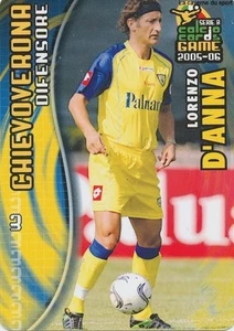 022 LORENZO D'ANNA # ITALIA CHIEVOVERONA CARD PANINI CALCIO 2006 - Picture 1 of 1