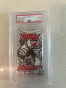 2003 Topps Basketball Graded Foil Hobby Pack - PSA 8 - Picture 1 of 2
