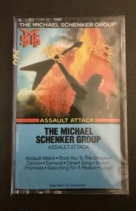 The Michael Schenker Group Assault Attack SEALED cassette tape Chrysalis 1982 - Picture 1 of 2