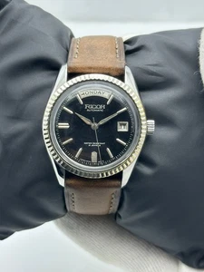 Reloj Pulsera Ricoh President Automático 21 Joyas Día/Fecha Ref 040121 Japón Hombre - Imagen 1 de 9