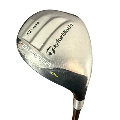 Quemador TaylorMade Superlaunch 24° 5 híbrido 39,5” grafito flexible maduro NUEVO AGARRE Foto 1 de 4