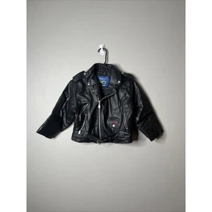 NWT Outdoor Habitat Toddler Motorcycle Biker Jacket with Eagle size 7T - Picture 1 of 7