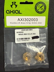 AXIAL-AXI302003-KNUCKLES L/R BRASS-SCX24-AX24 - Picture 1 of 1