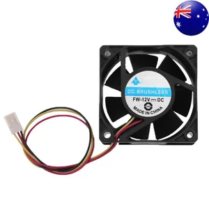 DC Brushless Cooling Fan 12V 60x60x25mm 3 Pin CPU Computer Fan - Afbeelding 1 van 8