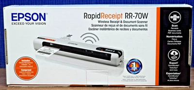 Epson Rapid Receipt RR-70W Wireless Receipt & Document Scanner - Image 1 of 4