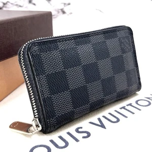 LOUIS VUITTON Damier Graphite Zippy Coin Purse N63076 Compact Wallet - Picture 1 of 18