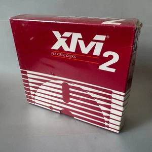 10x XIDEX XM2 DS/DD Flexible Floppy Disks 5.25" Double Sided Density Diskettes - Afbeelding 1 van 4