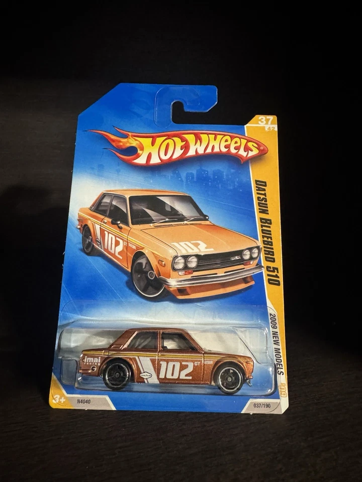 HOT WHEELS Datsun Bluebird 510 2009 New Model, Bronze 37/190 MINT - Image 1 of 1