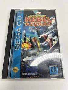 Star Wars: Rebel Assault (Sega CD, 1993) CIB komplett in OVP - Bild 1 von 4