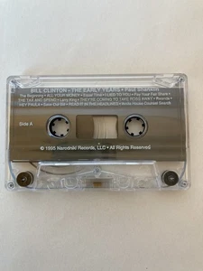 Bill Clinton The Early Years - Paul Shanklin 1995 Cassette tape Narodnik Records - Picture 1 of 2