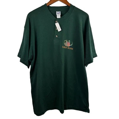 Vintage NWT Cayman Islands Polo Shirt Mens Green XL - Image 1 of 4