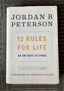 12 Rules for Life: An Antidote to Chaos - Hardcover By Peterson, Jordan - GOOD - Picture 1 of 1