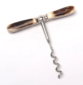 Horn Handle Cork Screw - Pull / Stainless Steel - Picture 1 of 2