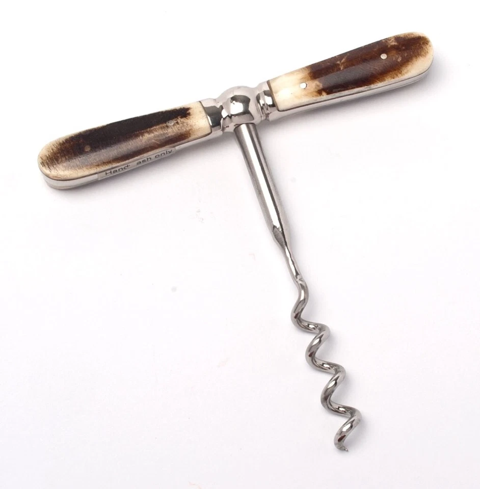 Horn Handle Cork Screw - Pull / Stainless Steel - Image 1 of 2