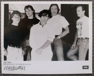 Marillion Photograph Original 10" x 8" B/W EMI Records UK Ltd Promotional 1989 - Picture 1 of 12