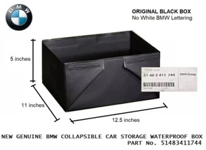 BMW OEM Collapsible Waterproof Car Storage Bin Box 51483411744 QCO - Picture 1 of 4