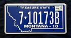 2015 MT Montana TREASURE STATE MAP BIG SKY BISON BUFFALO SKULL License Plate 7 1