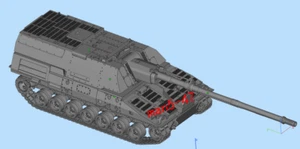 3D printing 1/72 Tank game XM2001 "Crusader" self-propelled gun model kit - Picture 1 of 2