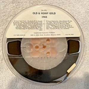 Old & Heavy Gold - 1965 Reel to Reel Tape - 3 3/4, 7' Economic Consultants, Inc - Picture 1 of 5