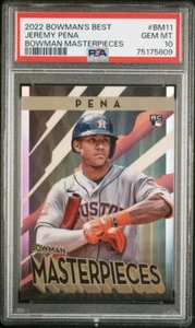 2022 Bowman's Best Masterpieces BM11 JEREMY PENA -PSA10/gem-#75175809 - Picture 1 of 2