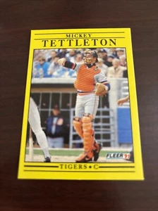 1991 Fleer Update Mickey Tettleton Detroit Tigers #U-24 - Picture 1 of 1