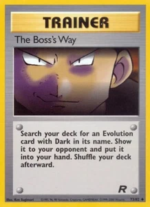 Team Rocket Der Weg des Boss! 73/82 Pokémon 2000 seltene Pokémonkarte LP - Bild 1 von 2