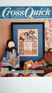 Cross Quick Cross Stitch Magazine Feb March 1989 Volume 1 Number 3 - Picture 1 of 3