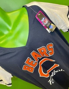 NFL Chicago Bears Majestic Women's Plus Size V-Neck T-Shirt 1X NWT BARGAIN - Picture 1 of 7