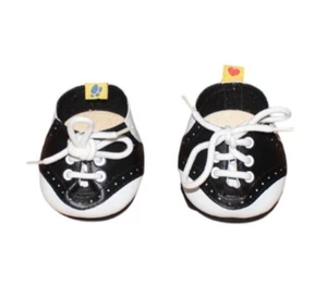 Build A Bear schwarz & weiß Sattelschuhe - Oxford-Schuhe - Bild 1 von 3