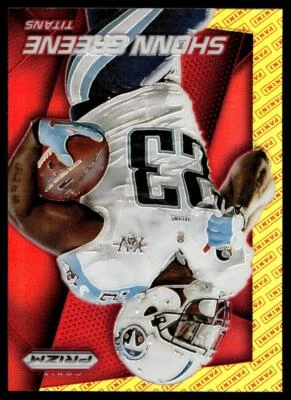 2014 Prizm 122 Shonn Greene Tennessee Titans Football Card Panini Logo - Image 1 of 2