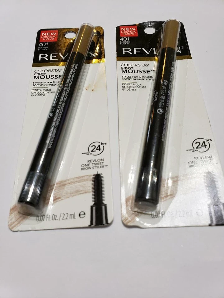 Revlon Colorstay Brow Mousse, 401 Blonde, 2 Pack - Image 1 of 1