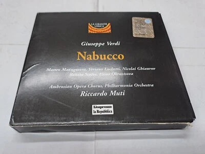 GRANDE LIRICA GIUSEPPE VERDI NABUCCO RICCARDO MUTI ESPRESSO REPUBBLICA 2005 - Immagine 1 di 2
