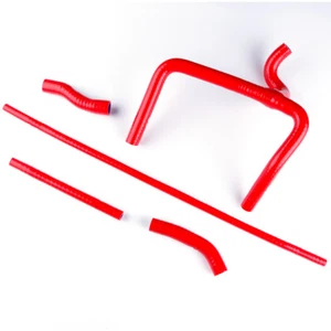 Red Silicone Radiator Hose for Honda CR250R CR 250 R 2-stroke 2000 2001 00 01 - Picture 1 of 5