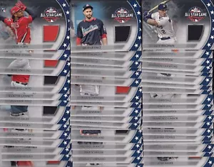 (69) 2018 Topps Upps Update ALL-STAR GAME JERSEY CONJUNTO COMPLETO LOTE trucha/juez/apuestas - Imagen 1 de 1