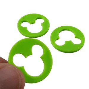Wonderful World of Disney Trivia Board Game Replacement Parts Pieces Lot 3 Green - Picture 1 of 4