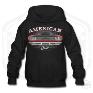 Children's 1969 Plymouth Roadrunner American Muscle Car Hoodie - Picture 1 of 19