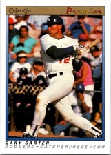 1991 O-Pee-Chee Premier Gary Carter Los Angeles Dodgers #19