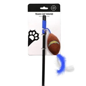 Los Angeles Chargers Cat Wand Teaser Toy - Picture 1 of 1